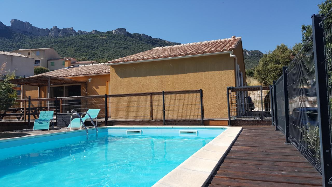 Etape Cathare Villa Duilhac Bagian luar foto